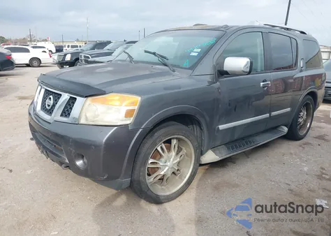 2012 Nissan Armada Platinum из США, поврежденный, VIN 5N1BA0ND8CN605047
